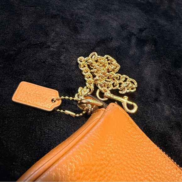 Coach Penny Camel Pebbled Leather Nolita 19 Chain Strap - Picture 9 of 9